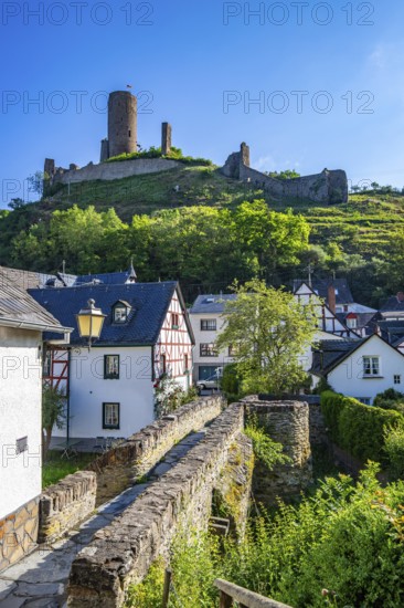 A historic half-timbered village in the morning. Beautiful light in Monreal im Elztal,