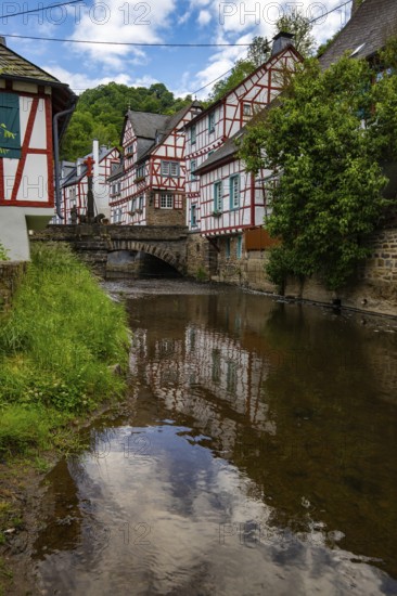 A historic half-timbered village in the morning. Beautiful light in Monreal im Elztal,