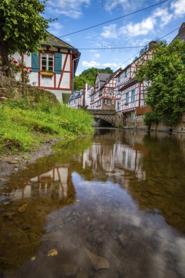 A historic half-timbered village in the morning. Beautiful light in Monreal im Elztal,