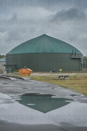 Biogas plant, Brandenburg, Germany