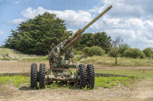 Cannon at Utah Beach which was one of the five areas of the Allied invasion of German-occupied