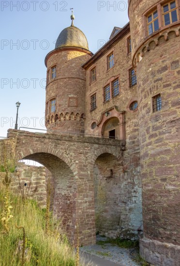 Evening scenery around Wertheim Castle in Southern Germany