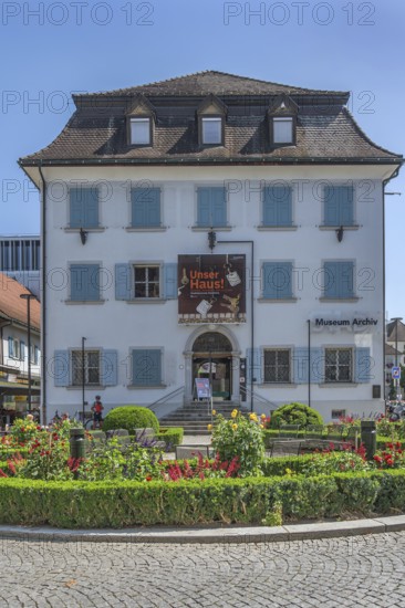 City museum with floral decorations, Dornbirn, Vorarlberg, Austria