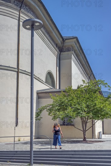 The Roman Catholic parish church of St Martin, west façade, Dornbirn, Vorarlberg, Austria