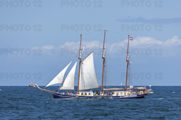Sailing ship Albert Johannes, Hanse-Sail, Ostee near Warnemünde, Rostock, Mecklenburg-Vorpommern,