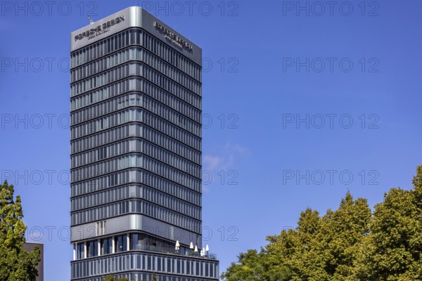 The Porsche Design Tower is 87 metres high and has 25 floors above ground, making it the tallest