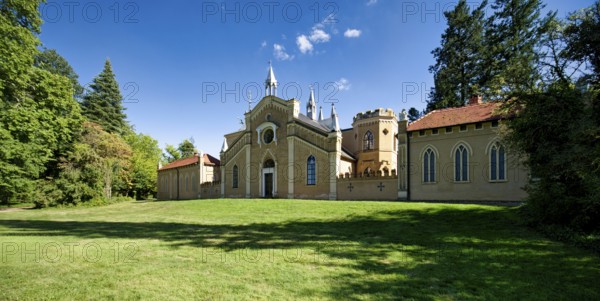 Gothic House, Wörlitz Park, Wörlitz Gardens, Garden Kingdom of Dessau-Wörlitz, UNESCO World