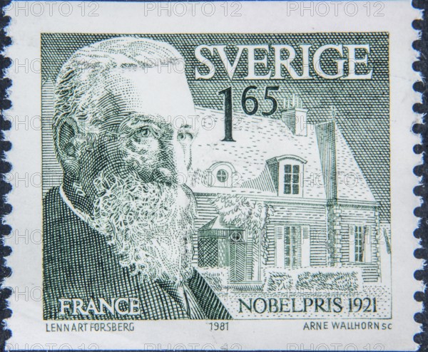 Anatole France, pseudonym of Jacques Anatole François Thibault, (1844-1924), French writer who