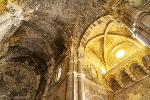 Vault in the church Chiesa di San Giovanni Battista, Matera, Basilicata, Italy
