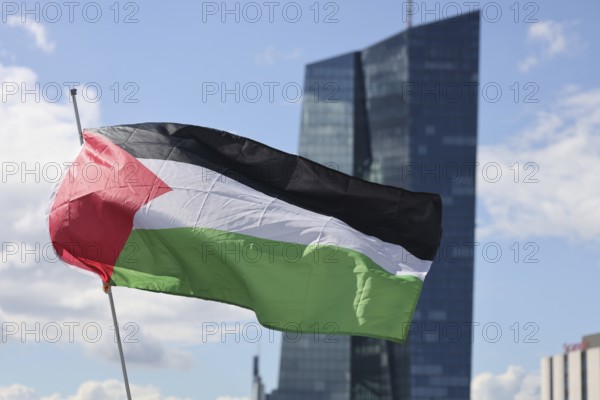 Several thousand people take part in a pro-Palestine demonstration under the slogan United 4 Gaza