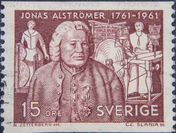 Jonas Alströmer, (1685, 1761) was one of the leading figures of the Industrial Revolution in Sweden