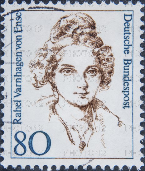 Rahel Varnhagen von Ense, 1771, 1833, a German writer and salonière, campaigner for the Jewish