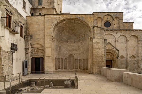 The Tomba di Rotari or San Giovanni Battista in Tomba and the former church of San Pietro in Monte