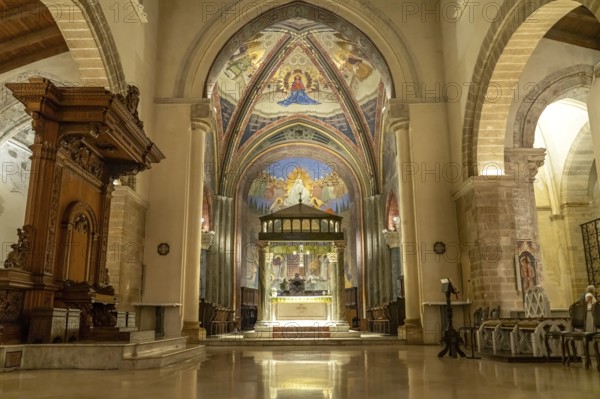 Altar of the Cathedral of Nardò or Cathedral Basilica of the Assumption of the Virgin Mary in