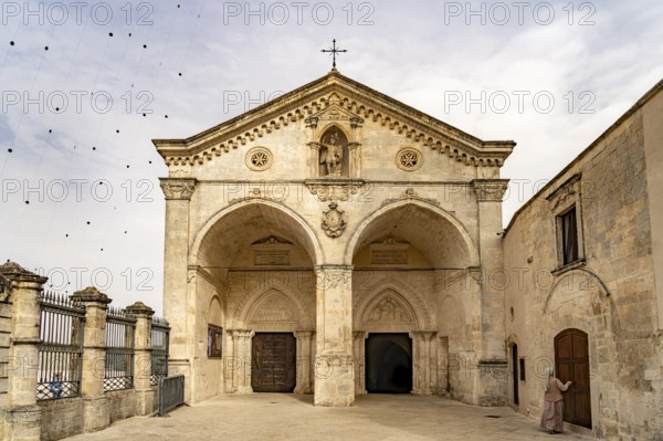 The Roman Catholic pilgrimage church of San Michele Arcangelo, UNESCO World Heritage Site in Monte