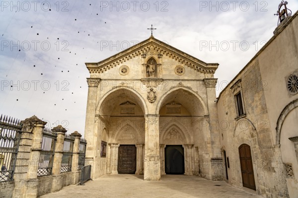 The Roman Catholic pilgrimage church of San Michele Arcangelo, UNESCO World Heritage Site in Monte