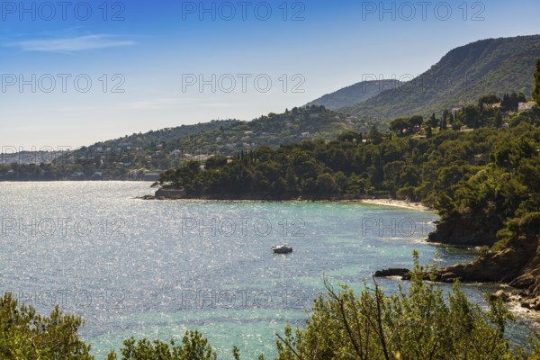 Beach, Plage de Jean Blanc, Le Lavandou, Var, French Riviera, Provence-Alpes-Cote d'Azur, Cote d