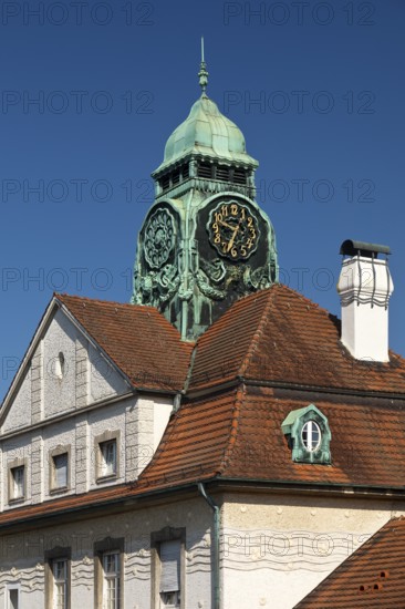 Sprudelhof, an important spa complex built between 1905 and 1911 in Art Nouveau style, Bad Nauheim,