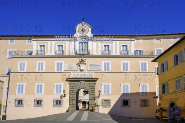 Papal summer residence Castel Gandolfo, Palazzo Pontificio, Albano, Alban Hills, Colli Albani,