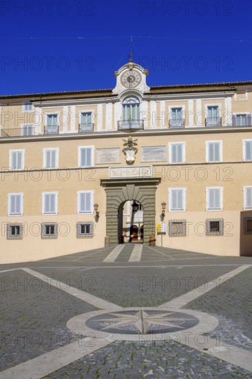 Papal summer residence Castel Gandolfo, Palazzo Pontificio, Albano, Alban Hills, Colli Albani,