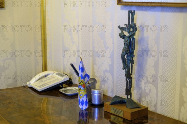 Former office of Pope Benedict, Josef Ratzinger, Palazzo Apostolico di Castel Gandolfo, Papal