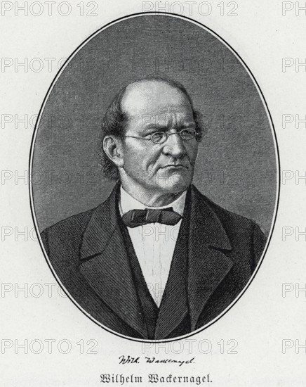 Wilhelm Wackernagel (1806-1869) from Könnecke Bilderatlas zur Geschichte der Deutschen Litteratur