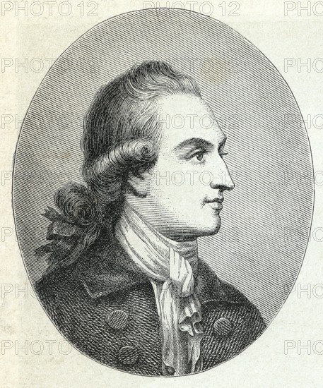 Johann Wolfgang von Goethe (1749-1822), 1779, German Literary History, by Robert König, 9th edition
