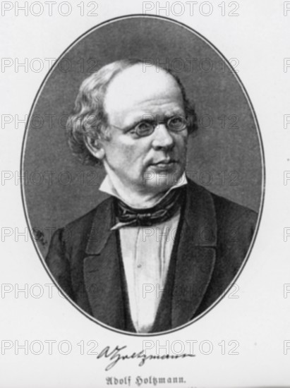 Adolf Holzmann (1810-1870), from Könnecke Bilderatlas zur Geschichte der Deutschen Litteratur