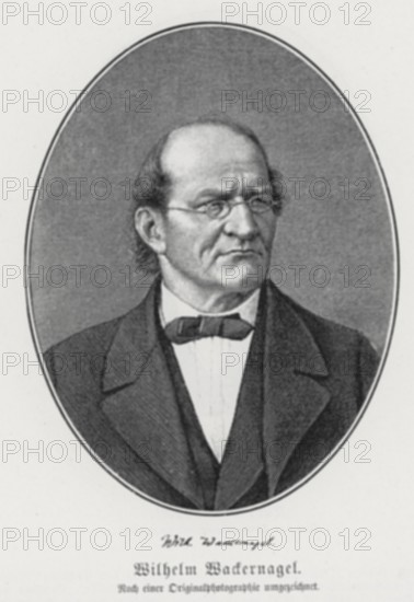 Wilhelm Wackernagel (1806-1869) from Könnecke Bilderatlas zur Geschichte der Deutschen Litteratur