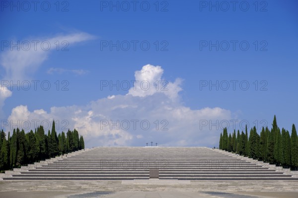 Italy's largest military cemetery, Sacrario di Redipuglia, First World War, Isonzo battles, fascist