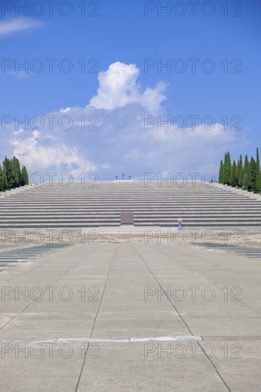 Italy's largest military cemetery, Sacrario di Redipuglia, First World War, Isonzo battles, fascist