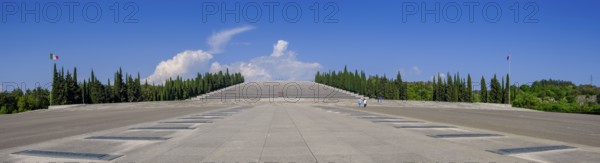 Italy's largest military cemetery, Sacrario di Redipuglia, First World War, Isonzo battles, fascist