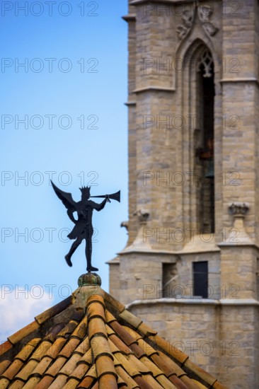 San Feliu, Church of Sant Felix, Inglesia de Sant Felix, Cathedral of Girona, Girona, Cataluña,