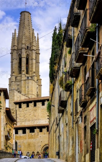 San Feliu, Church of Sant Felix, Inglesia de Sant Felix, Girona, Cataluña, Gerona, Catalonia,