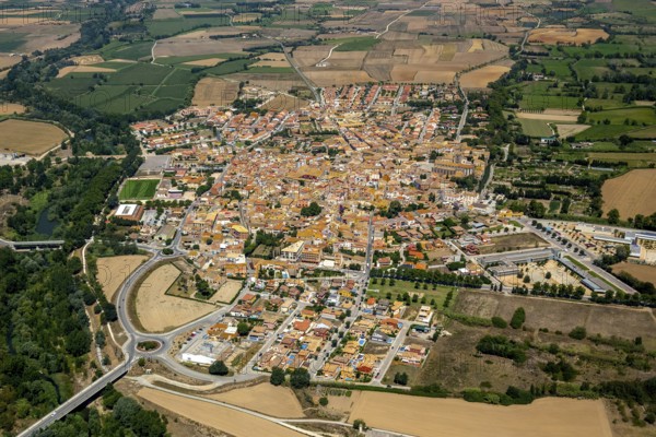 CastellÃü d'Empúries, Costa Brava, Catalonia, Spain, Castelló d'Empúries, Europe, aerial photo,