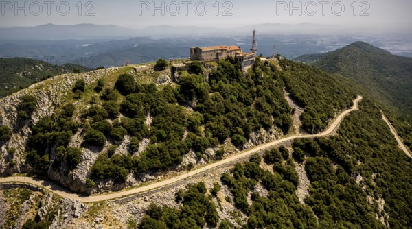 Monastery Mare de Deu del Mont, Monastery of the Mother of God of the Mountain, Beuda, Costa Brava,