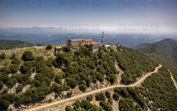 Monastery Mare de Deu del Mont, Monastery of the Mother of God of the Mountain, Beuda, Costa Brava,