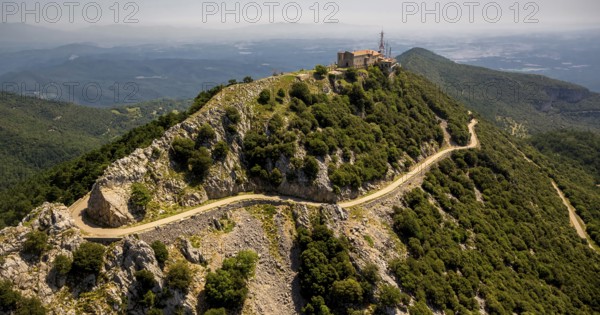 Monastery Mare de Deu del Mont, Monastery of the Mother of God of the Mountain, Beuda, Costa Brava,