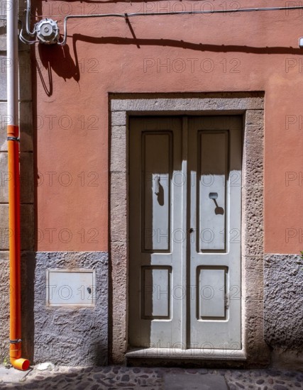 Sardinia, house with picturesque door, Bosa, Europe, Province of Oristano, Italy, old,