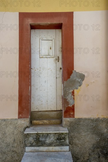 Sardinia, house with old door, Bosa, Europe, Province of Oristano, Italy, architecture, exterior,