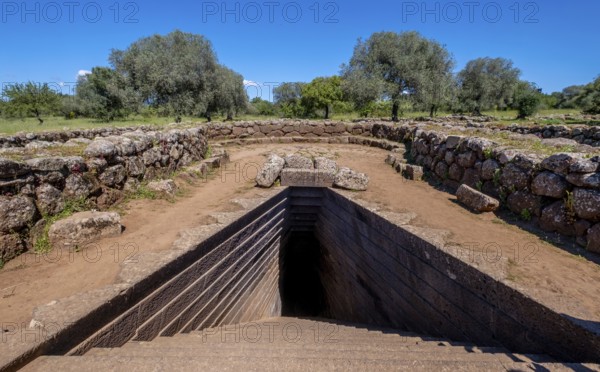 Sardinia, Roman baths and thermal baths, archaeological site, Paulilatino, Europe, Province of