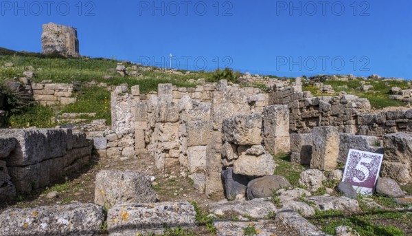 Sardinia, Sinis Peninsula and historical ruins, Area archeologica di Tharros Archaeological Museum,