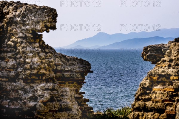 Sardinia, Sinis Peninsula and historical ruins, Area archeologica di Tharros Archaeological Museum,