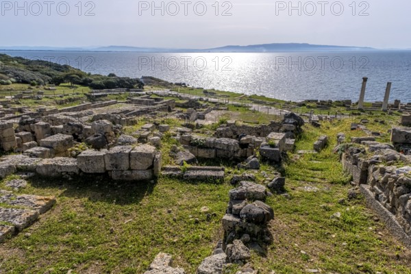 Sardinia, Sinis Peninsula and historical ruins, Area archeologica di Tharros Archaeological Museum,