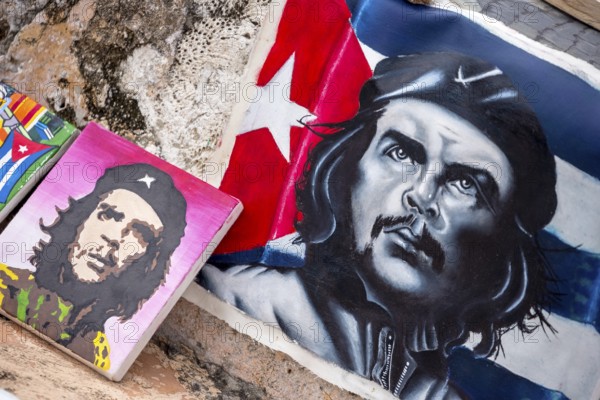 Ernesto Che Guevara pictures and paintings, La Habana, Cuba, Caribbean, Central America, Cuba,