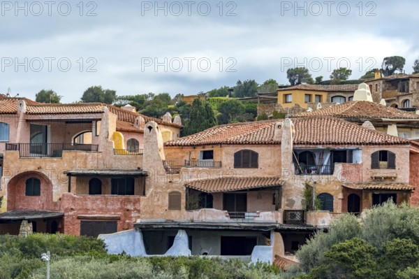 Sardinia, residential complex, worth seeing harbour town Porto Cervo, Arzachena, Europe, province