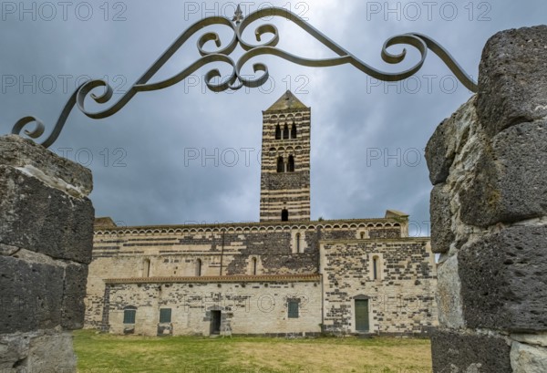 Sardinia, Santissima TrinitÃƒÂ di Saccargia, Romanesque church, Codrongianos, Europe, Province of