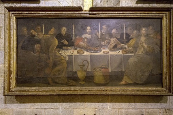 Picture of the Last Supper in the Cathedral of Evora, Sé Catedral de Évora Basílica Sé Catedral de