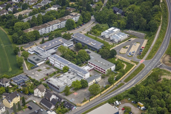 Aerial view, GGS Gemeinschaftsgrundschule Börgersbruch, Mathilde - Anneke - Schule Hauptschule,