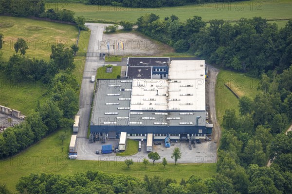 Aerial view, W-Finish GmbH & Co KG - Witt Metallschleiferei Poliererei - Werk Sprockhövel,